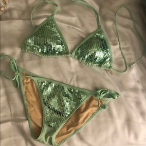 🧜🏼‍♀️ Sequin VS Bikini Size S, NWOT